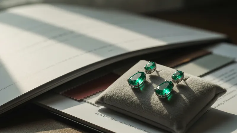 Boucle d'oreille émeraude et diamant : guide de choix