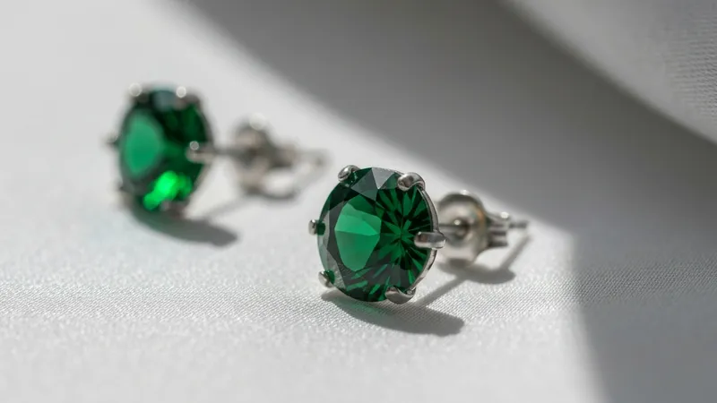 Boucle d'oreille émeraude Swarovski : guide d'achat