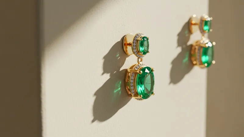 Boucle d'oreille émeraude luxe : guide pour bien choisir